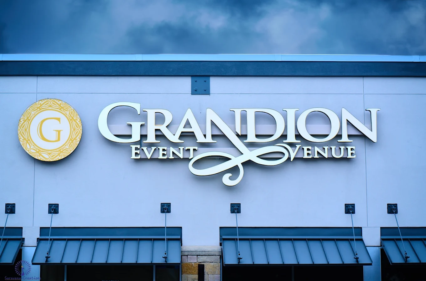 Grandion Event Venue, Channel Letters by Signs PQ in DFW.